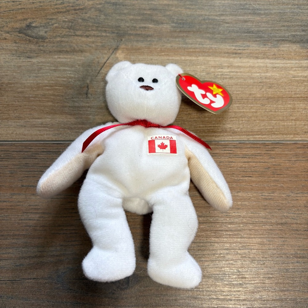 Vintage (1993) McDonald’s Ty Teenie Beanie Babies “Maple” The Bear w/Tags 6” Toy